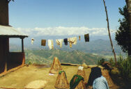 Белье с видом на Гималаи